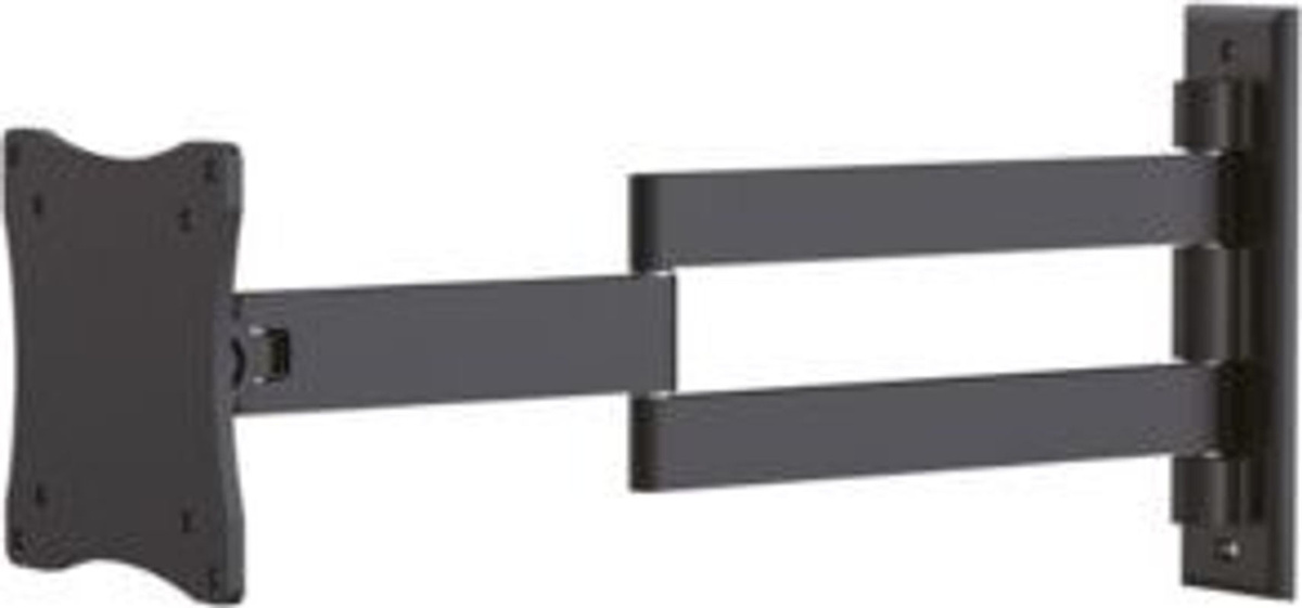 Neomounts FPMA-W830BLACK Monitor-Wandhalterung Schwarz für bis zu 27 Zoll mit VESA 75x75 mm neigbar schwenkbar und tiefenverstellbar - Bild 2