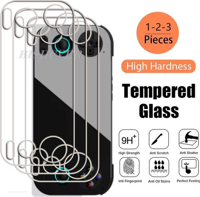 Anbernic RG476H GameHero Schutzfolie aus gehärtetem Glas 9H HD transparent für 4,7 Zoll Display - Bild 1