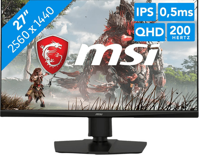 MSI MAG 272QPF E20 Gaming Monitor mit 27 Zoll QHD 1440p IPS Display in Schwarz - Bild 1
