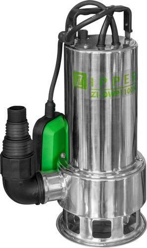 Zipper Schmutzwasser-Tauchpumpe ZI-DWP1100N in Grün und Silber - Bild 4