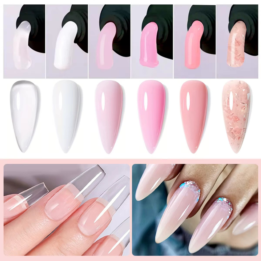 NOCIS Poly-Nagelgel, 6 Farben, Soak-Off, LED Gel-Lack - Bild 3