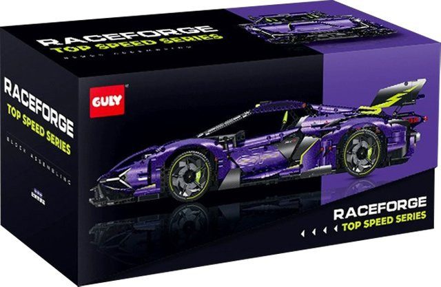 GULY Technischer RC-Supersportwagen, Bausteine, Montagemodell - Bild 1