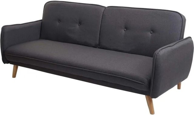 MCW Schlafsofa J18 Klappsofa als Gästebett in Anthrazit-Grau mit Stoffbezug und verstellbarer Rückenlehne - Bild 2