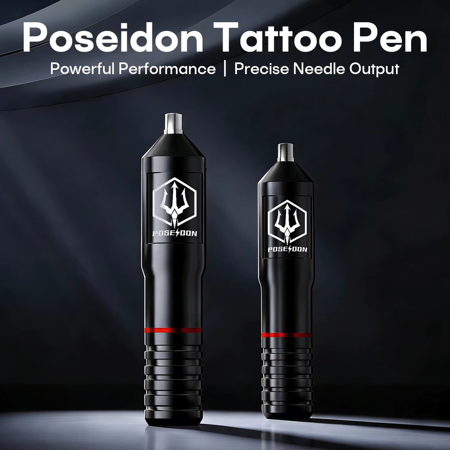 POSEIDON Tattoo-Set, Tattoo-Stift-Set aus Legierung - Bild 3