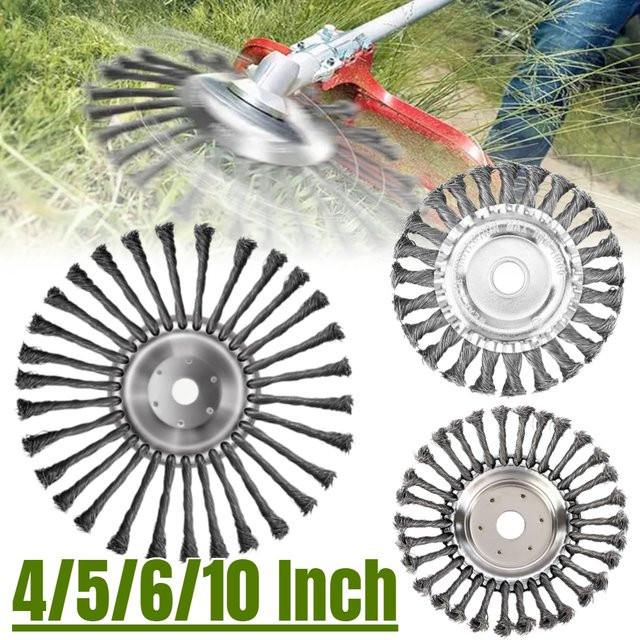 APWIKOGER Universal Drahtrad-Rasentrimmer-Ersatzkopf aus Stahl in Silber - Bild 1