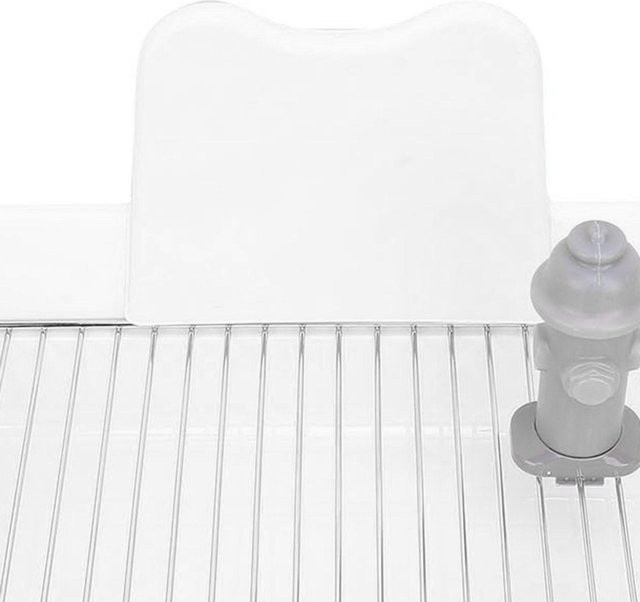 OutsideWorld Hundetoilette mit Edelstahlnetz in Weiß zur einfachen Reinigung und zum Töpfchentraining - Bild 1