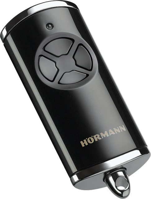 Hörmann Handsender HSE4 868-BS Fernbedienung in Schwarz und Silber Hochglanz Chrom - Bild 1