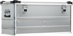 MUNK Aluminium Transportkiste von Günzburger Steigtechnik, silber, stapelbar und wasserdicht, B/T/H: 78,2 x 37,9 x 38,5 cm - Bild 1