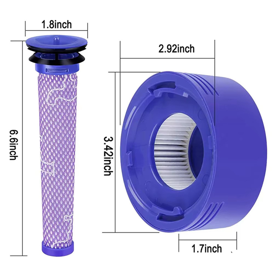 HEPA-Filter und Vorfilter Set für Dyson V7 V8 Absolute Animal Motorhead Akku-Staubsauger Ersatzteile - Bild 2