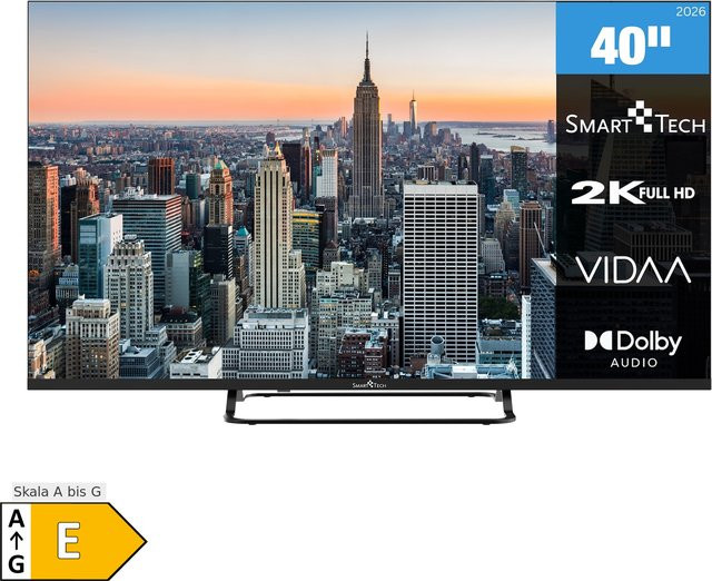 Smart Tech Smart TV 40FV02V in Schwarz mit 40 Zoll Display, Full HD Auflösung, VIDAA Betriebssystem und Bluetooth - Bild 4