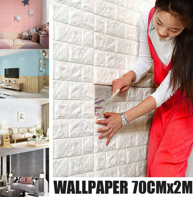 Selbstklebende 3D-Wandaufkleber von ctzsoop als moderne Schaumstoff-Wandpaneele zur Dekoration von Wohnzimmer und Schlafzimmer - Bild 1