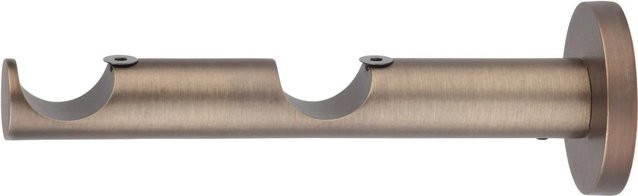 Mydeco Gardinenstangen-Halterung Function 2-läufig in Bronze, Durchmesser: 2,5 cm - Bild 1