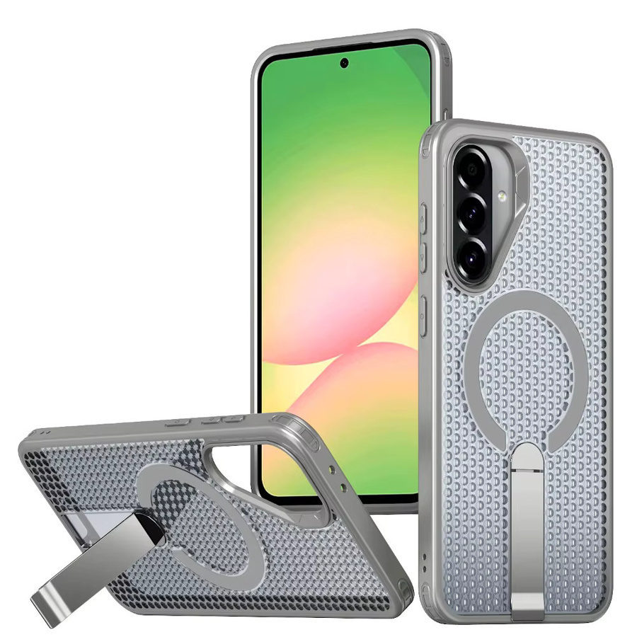 Magnetische und atmungsaktive Kühlhülle mit Halterung für Samsung Galaxy A57 A37 A17 A56 A36 A26 A16 A06 A55 A35 A25 A15 A05S in Blau - Bild 6