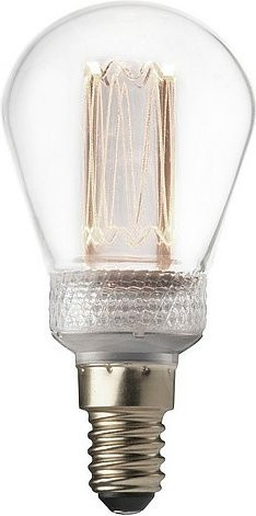PR Home FUTURE LED Filament Lichtquelle E14, 3000K Warmweiß, Transparent, 45 mm - Bild 1