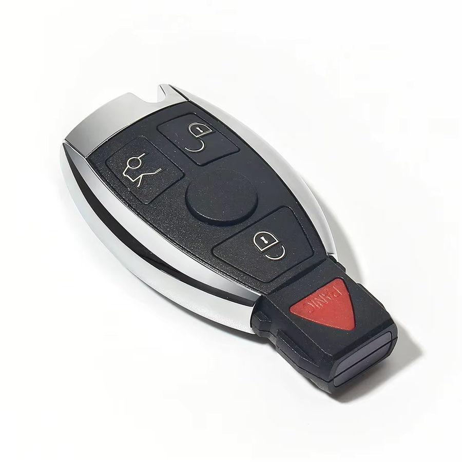 KEYYOU Ersatzgehäuse für Mercedes Benz S-Klasse Smart Auto Schlüssel in Schwarz im NEC und BGA Stil für Modelle ab Baujahr 2000 - Bild 2