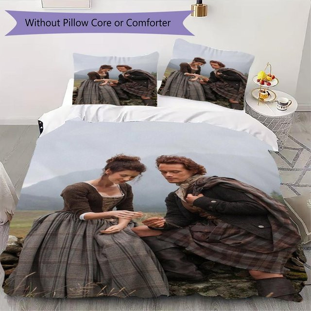 On My Love Home Bettwäsche-Set mit Outlander Muster, B/B/H: 250 x 220 x 250 cm, Mehrfarbig - Bild 1