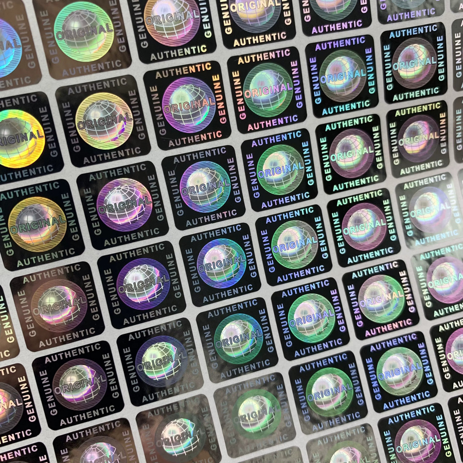Universelle manipulationssichere Hologramm-Aufkleber in Silber und Multicolour, fälschungssichere VOID-Aufkleber für den Einmalgebrauch - Bild 4
