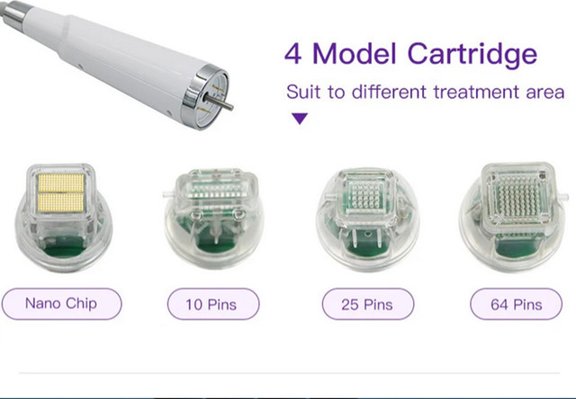 Comcolychen RF-Microneedling-Patronen, vergoldet, 10 Stück, Unisex - Bild 1