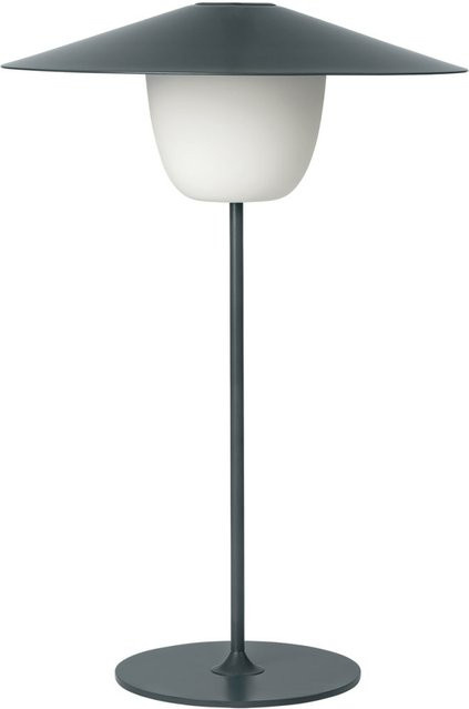 blomus Ani Lamp Large Mobile LED-Tischleuchte dunkelgrau B/T/H: 34 x 34 x 49 cm - Bild 1