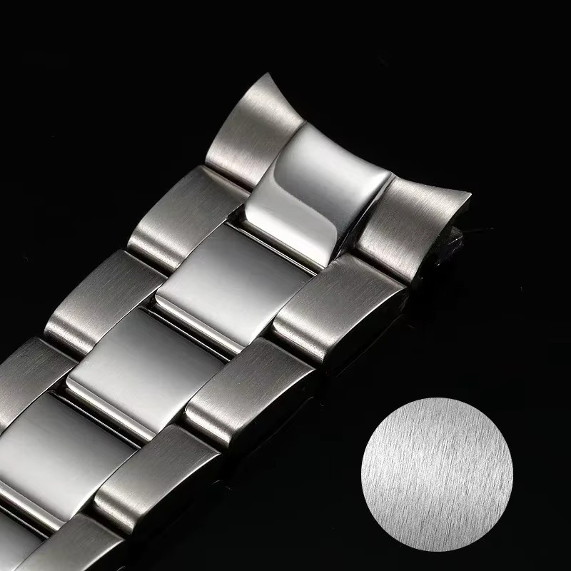 VATMENS Uhrenarmband Edelstahl, Silber, 20mm, Unisex - Bild 2