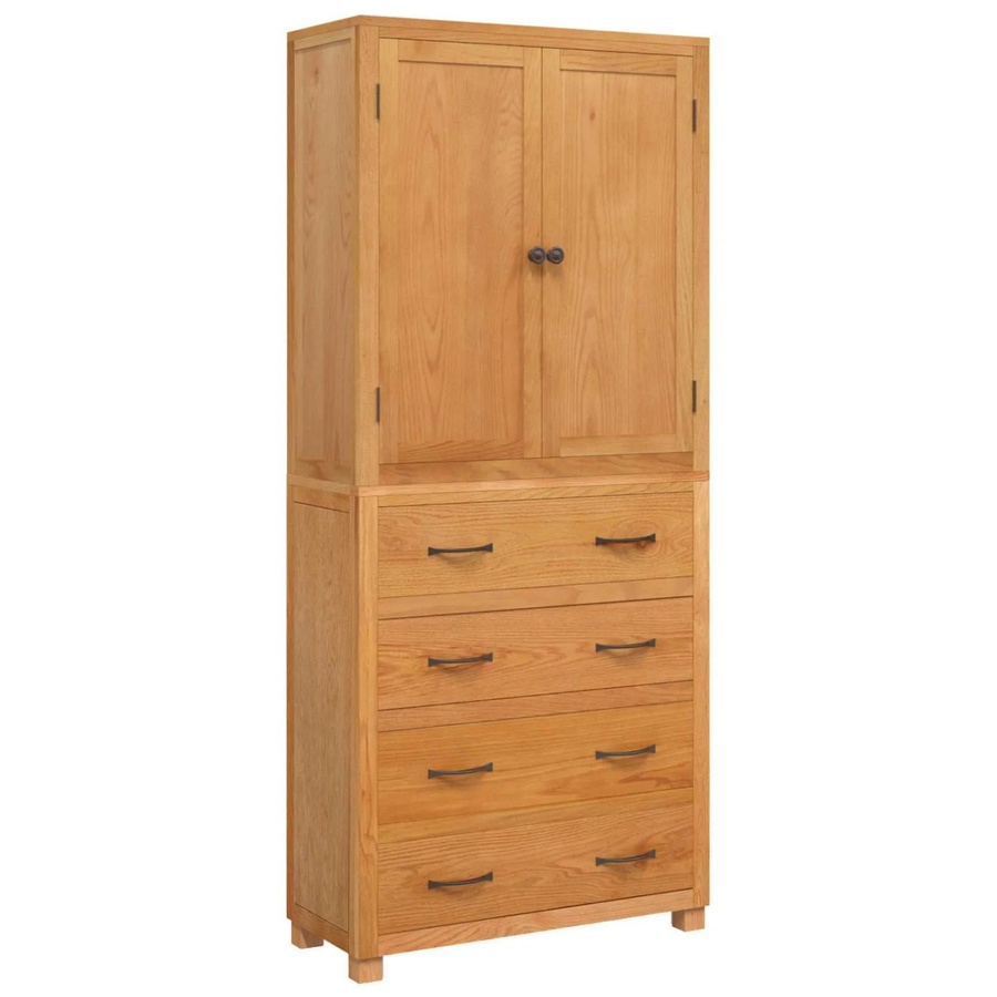vidaXL Aufbewahrungsmöbel-Set mit Schubladen in Braun aus Holzwerkstoff für Wohnzimmer und Schlafzimmer - Bild 2