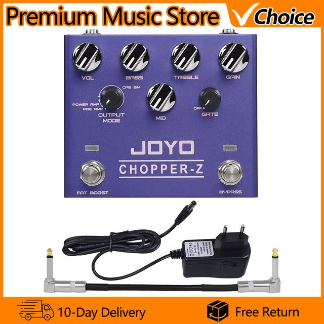 JOYO R-18 Chopper-Z Gitarren-Effektpedal mit High-Gain-Verstärker-Simulation und Noise Gate für modernen Metal-Sound - Bild 1