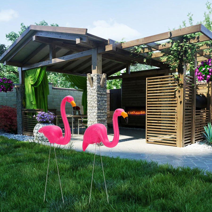KONNWEI Vogel Figur aus Kunststoff als dekorative Gartenlandschaft für deinen Rasen - Bild 3