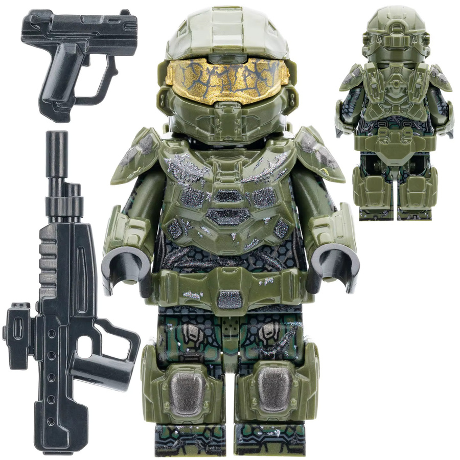 Hot Toys Haloed Baustein Mini-Actionfiguren Spielzeug, Einzelfigur, Grün - Bild 1