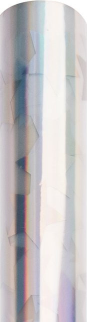 Rico Design Paper Poetry Geschenkfolie Sterne in Silber und Transparent - Bild 1