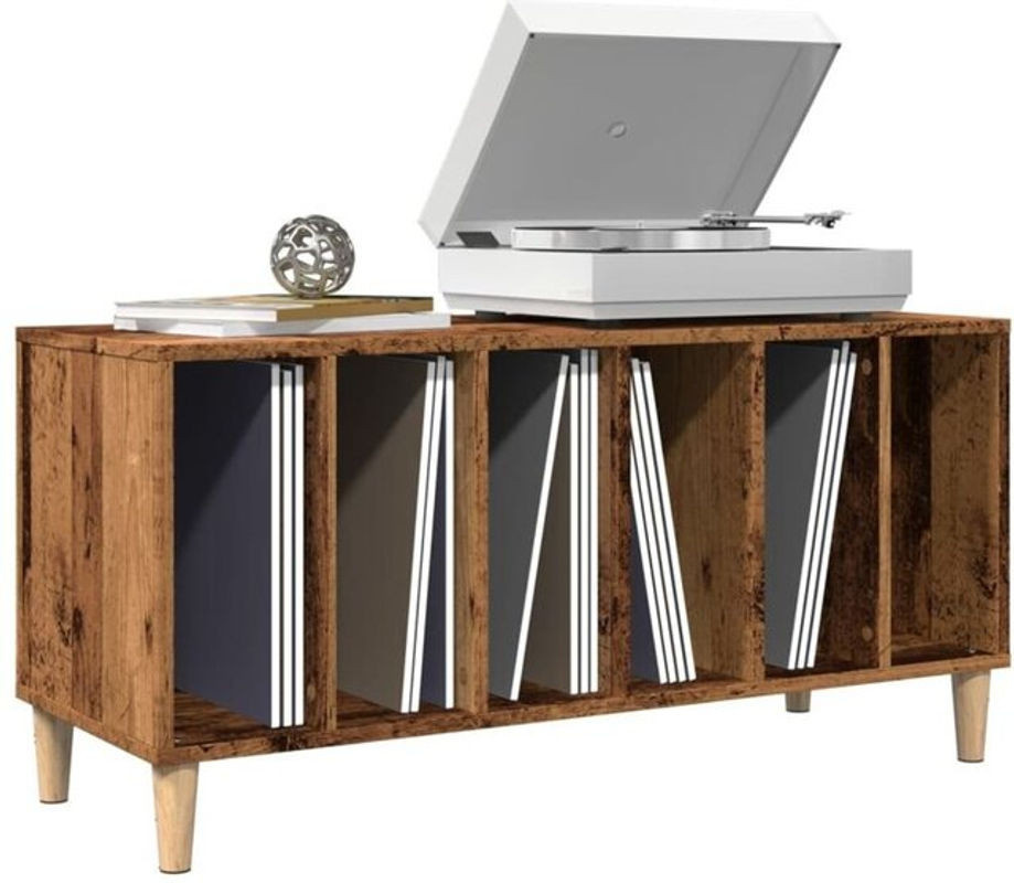 Vidaxl Plattenschrank in Altholz-Optik Braun im Landhaus-Stil, B/T/H: 100 x 38 x 48 cm - Bild 1