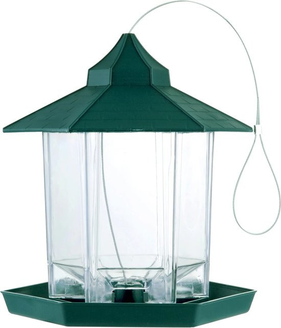 Vogelfutterstation aus Kunststoff mit den Maßen B: 20 cm x H: 23,5 cm - Bild 1