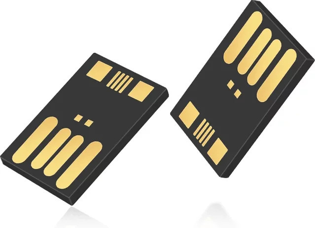JASTER Super Mini USB-Flash-Laufwerk 64 GB, ultradünner Memory Stick in Schwarz - Bild 1