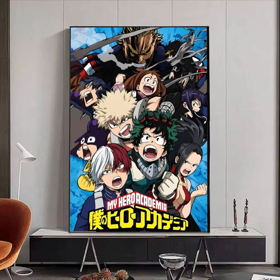 Selbstklebendes Cartoon-Poster My Hero Academia als Papierdruck in Mehrfarben für deine Wandgestaltung - Bild 5