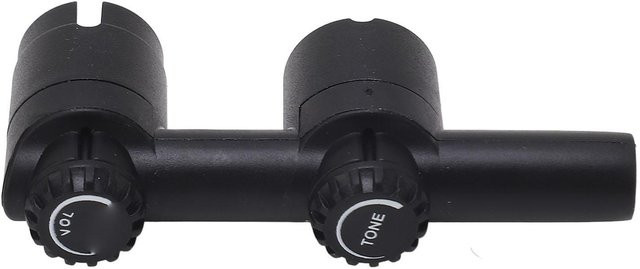 Fishine Kazoo Pickup Doppel Löcher mit Kabel Professionelles Plug und Play Flötenmikrofon in Schwarz mit 3,5 mm Klinkenanschluss - Bild 1