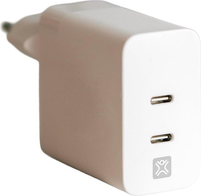 XtremeMac XWH-SPC60-03 USB-C Schnellladegerät für Smartphones und Tablets in Weiß mit 65W Leistung - Bild 1