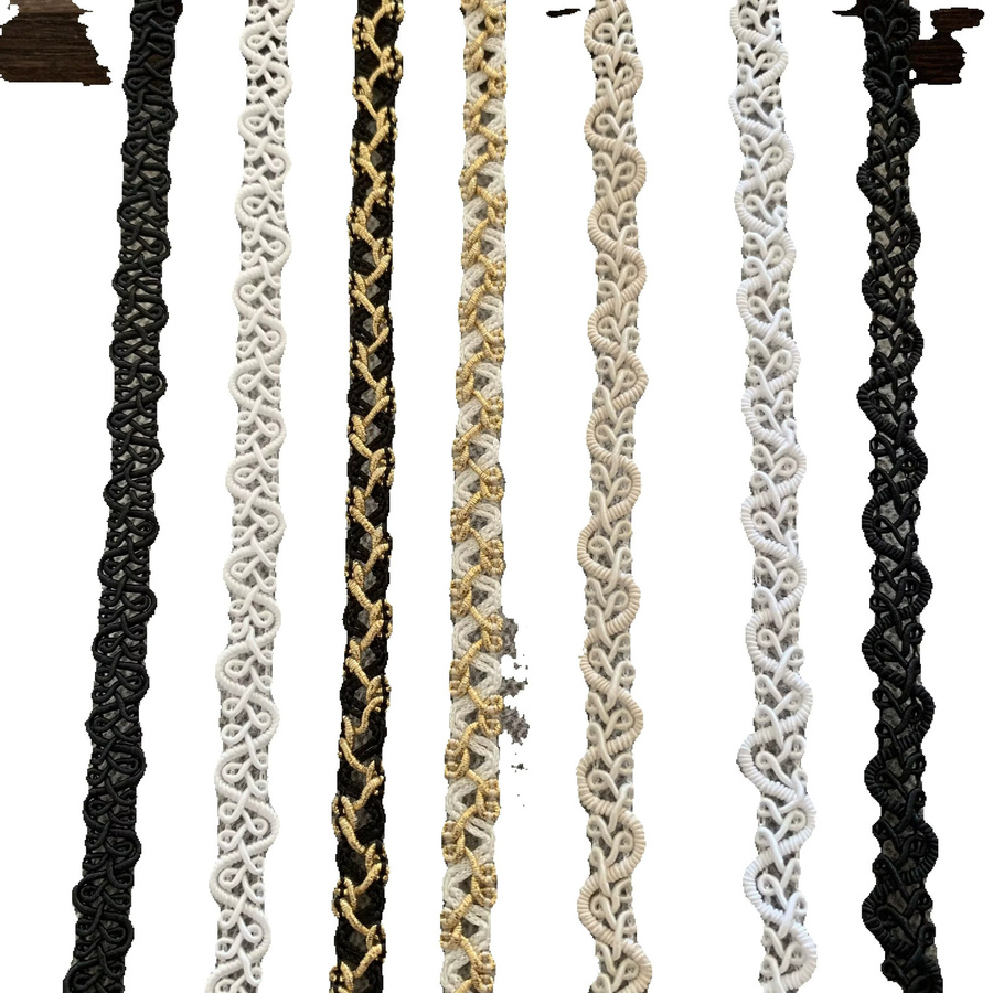 Schwarzes Spitzenband für DIY-Handwerk und Weihnachtsdekoration, 5 m Länge - Bild 4
