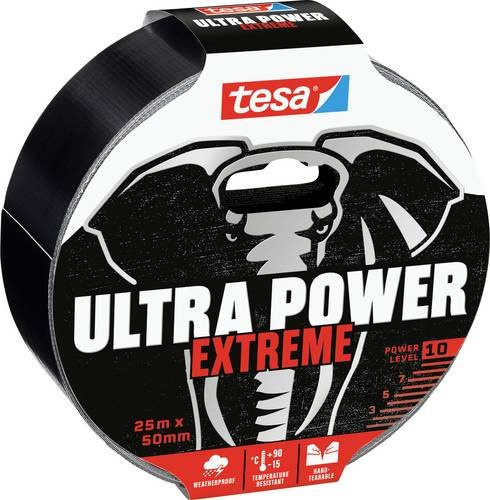 Tesa Ultra Power Extreme Reparaturband Schwarz Breite: 50 mm, Länge: 25 m - Bild 1