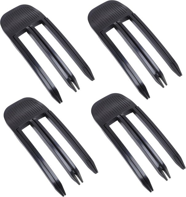 Koogeelife Stylingkamm Haarvolumen-Clips, 4 Stück, grau, Damen - Bild 1