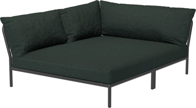 Houe LEVEL 2 Lounge Ecke Cozy Corner links in Alpine Green mit Aluminium und Acrylstoff, B/T/H: 222,0 x 173,5 x 68,5 cm - Bild 1