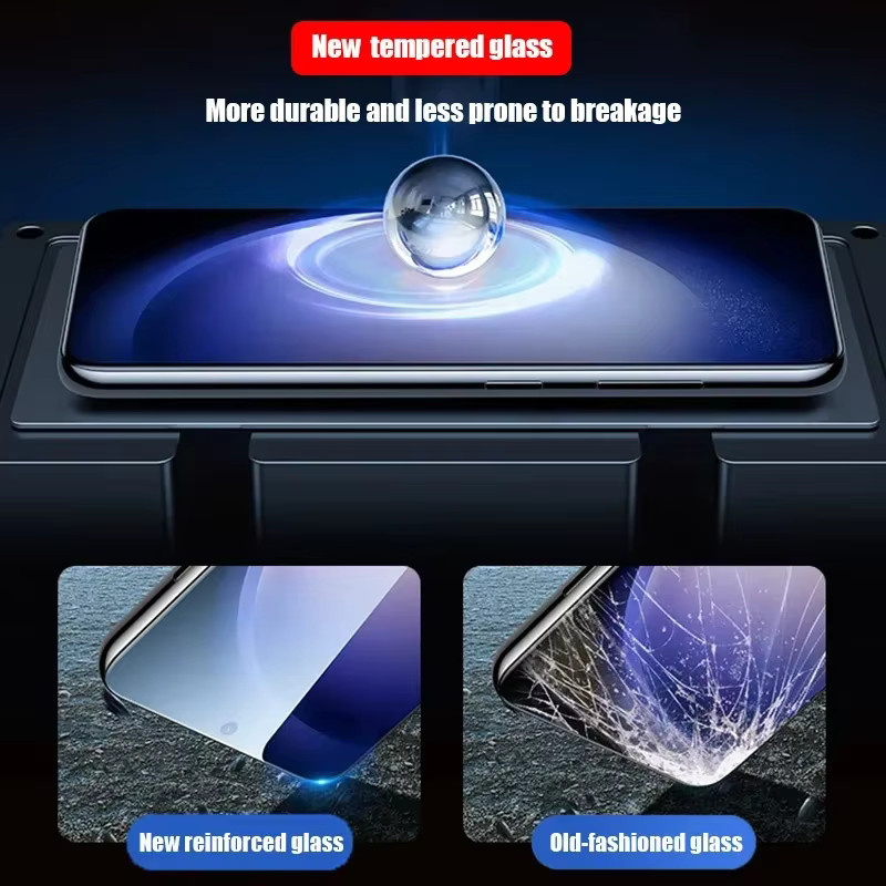 2/4er Set Displayschutzfolien aus gehärtetem Glas für Google Pixel 9, Pixel 9 Pro XL und Pixel 8 Pro XL, transparente Vollabdeckung mit Kleber - Bild 3