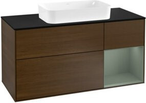V&B Waschtischunterschrank Finion in Platinbraun matt lackiert, Breite: 120 cm, Tiefe: 50,1 cm, Höhe: 50,1 cm - Bild 1