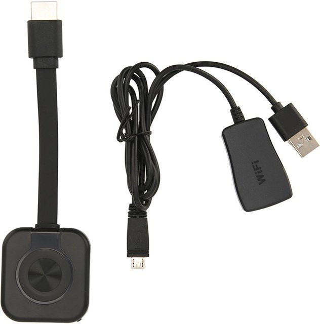 Igeteck Drahtloser HDMI Display-Dongle mit 1080P 60Hz und 2,4G WiFi-Adapter in Schwarz - Bild 1