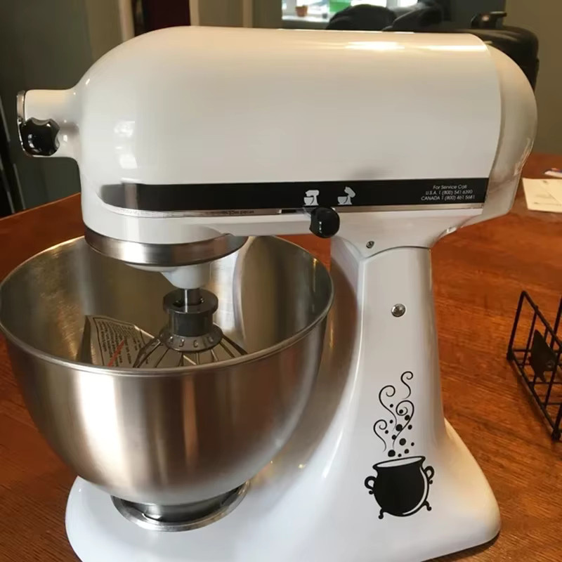 Wall's Tale Trank Meister Zauberer Vinyl Aufkleber in Weiß für deine KitchenAid Mixer Dekoration - Bild 3
