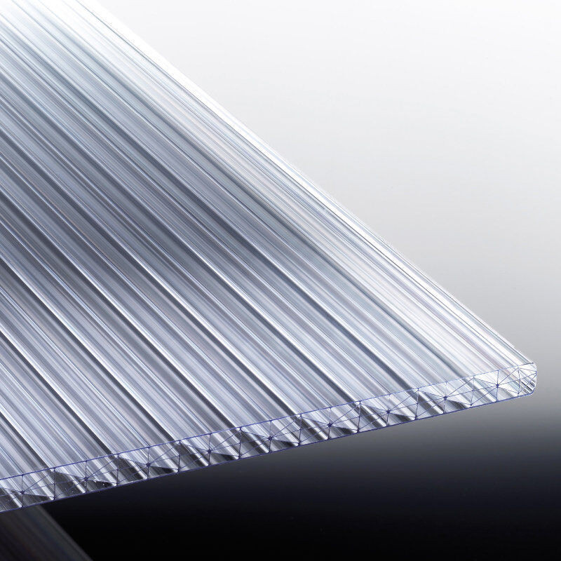 Stegplatte Polycarbonat Klassik Top X 5-Fach Struktur, 16 mm, Breite: 120 cm, glasklar transparent - Bild 1