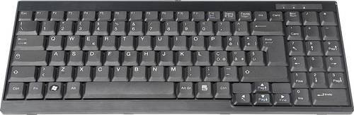 Digitus DS-72000IT KVM-Tastatur kabelgebunden, QWERTY, Schwarz - Bild 1