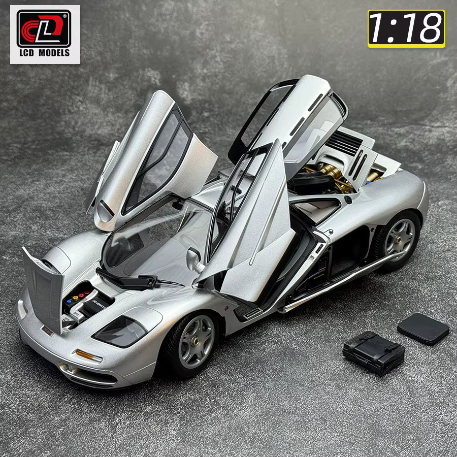 McLaren F1 XP5 Silber, Automodell, 1:18, Metall - Bild 2