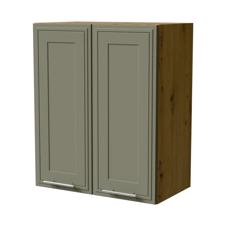 Feldmann-Wohnen Hängeschrank Salo W3/60 in Eiche Artisan und Reed Green Matt mit Soft-Close-Türen, B/T/H: 60 x 32,5 x 72 cm - Bild 2
