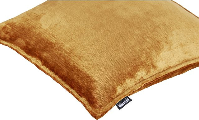 DONE Kissenhülle Fame in Orange aus Chenille, quadratisch - Bild 1