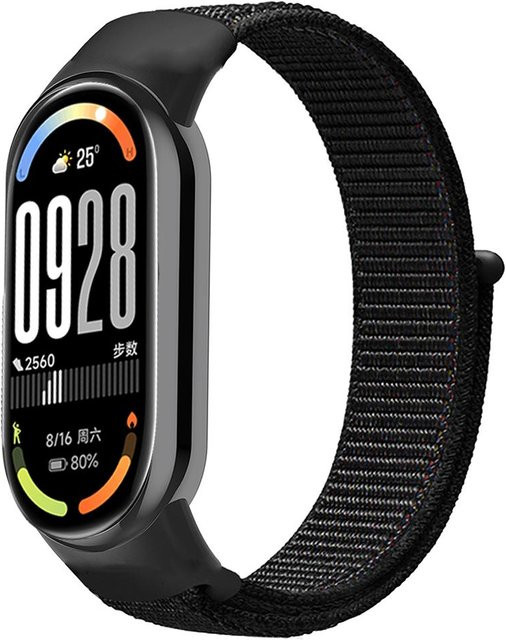 Uhrenarmband Nylon, Schwarz, Unisex - Bild 1
