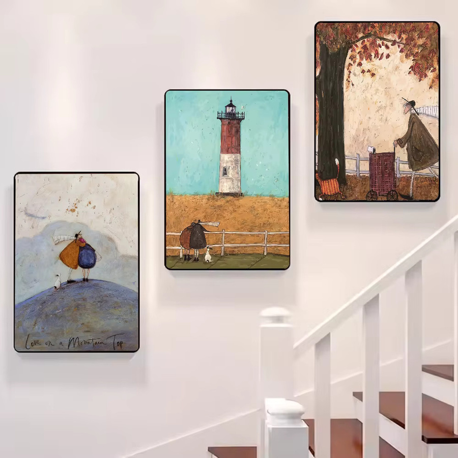 Sam Toft Abstraktes Filmplakat Maritime Wanddekoration Mehrfarbig - Bild 2